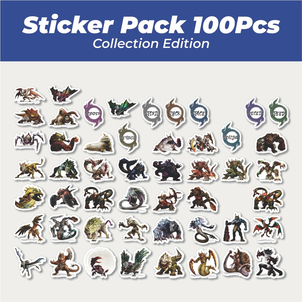 

Hot Stiker Game Series Toukiden Karakter Mix 2 Lucu Anti Air Stikers Berperekat Waterproof Sticker Decal Buat Motor Helm Buku Journal Koper Casing HP Laptop Botol Minum