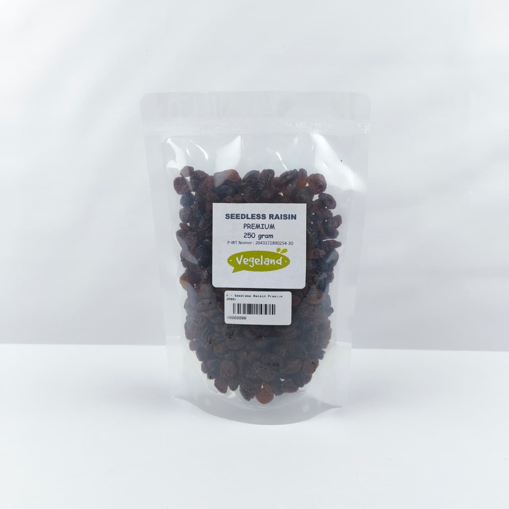 

Vegeland Seedless Raisin Premium 250Gr