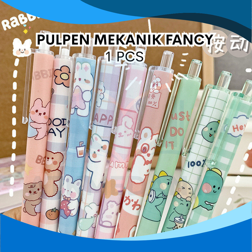 

PULPEN GEL | CETEK MEKANIK | MOTIF RANDOM KARAKTER FANCY SATUAN