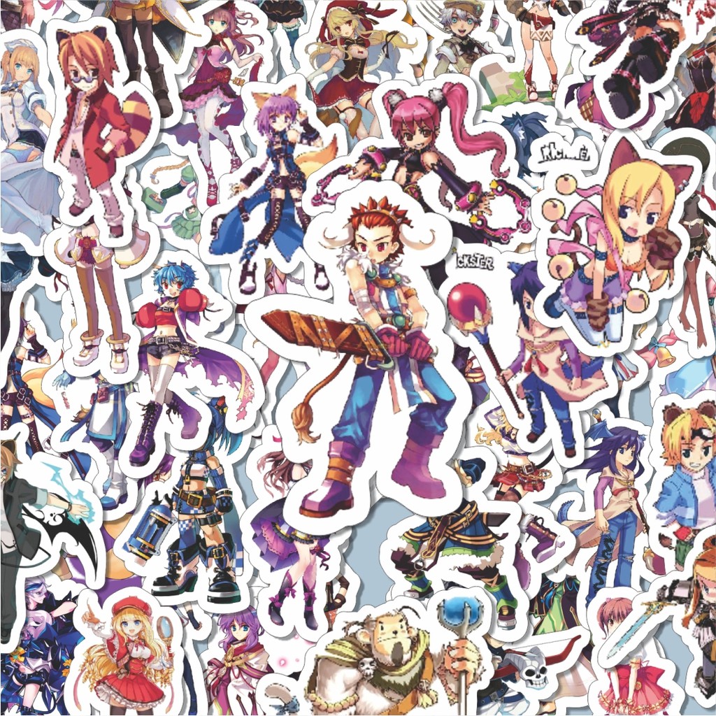 

100PCS Lucu Stiker Game Series Trickster Karakter Mix 1 Stiker Aesthetic Stiker Anti Air Stikers Berperekat Waterproof sticker decal buat Motor Helm Buku Journal Koper Casing HP Laptop Botol Minum Hadiah anak