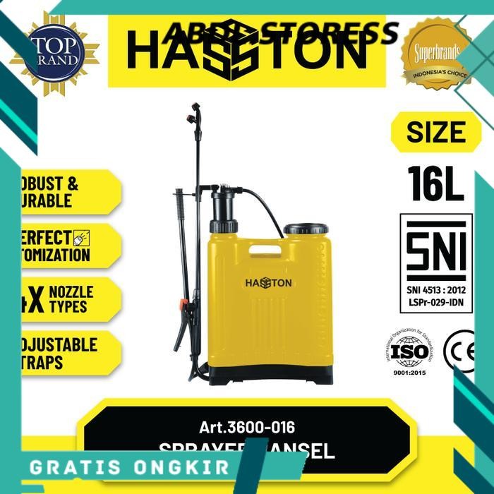 Hasston Sprayer Ransel Manual / Electrik / Knapsack Spayer 16 Liter (3600) - Manual Sprayer