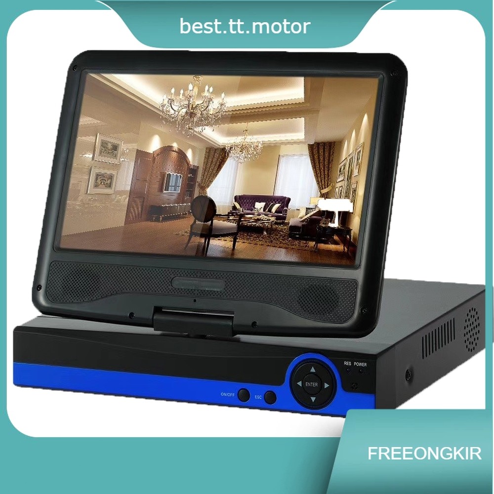 PAKET DVR KIT 4ch plus monitor 10” full HD  paket dvr kit 4channel lengkap dengan cctv 4pcs  lengkap