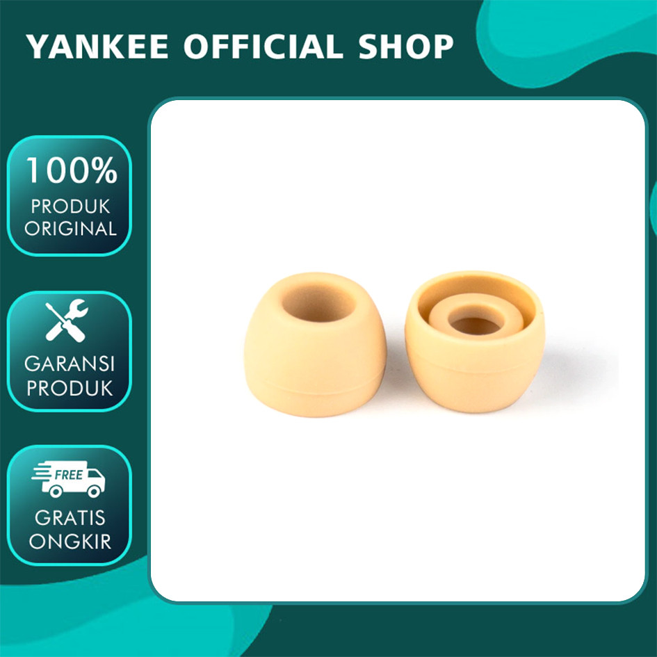 KBEAR Coffee Eartips Soft Silicone Replacement IEM Earphone Eartips