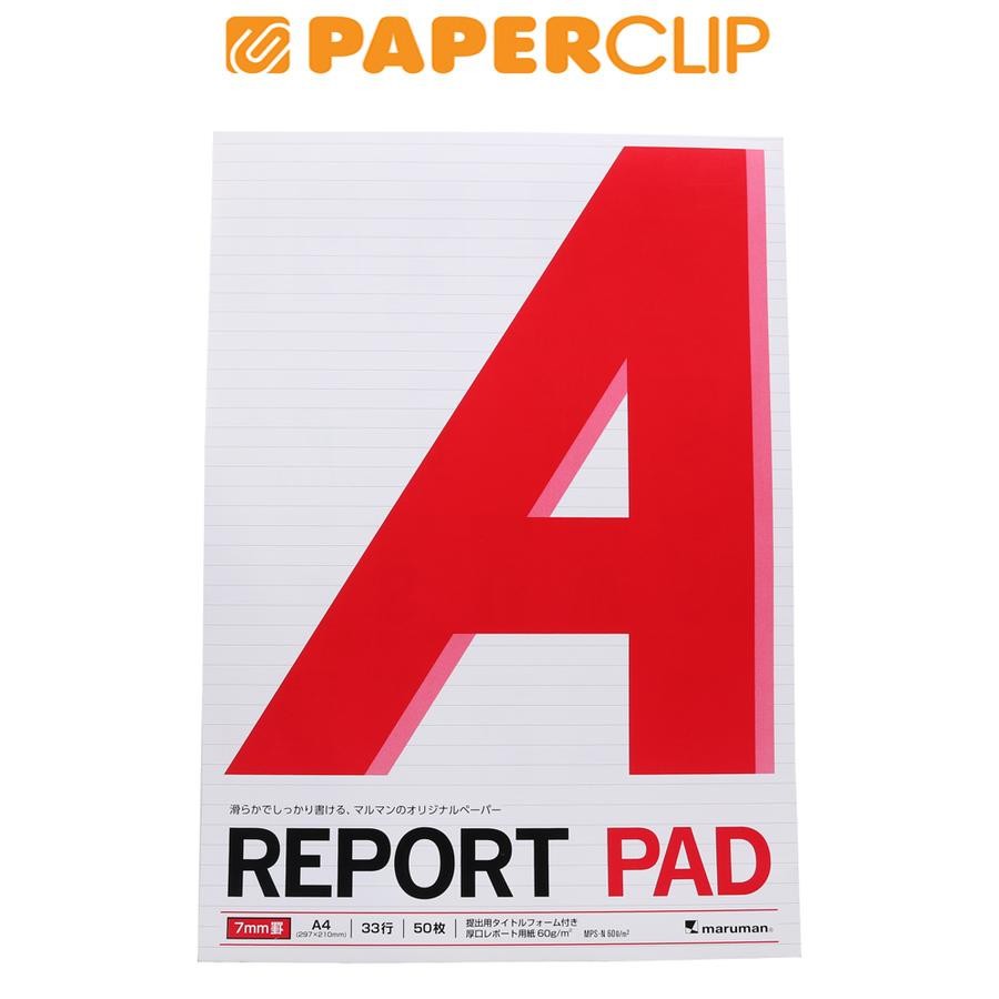 

REPORT PAD A4 MARUMAN P140/A 7MM