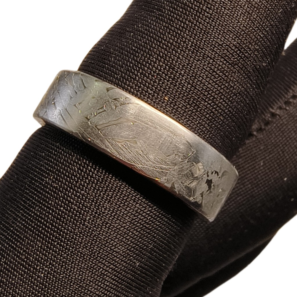 Muonionalusta meteorite Ring Natural iron meteorite pendant MeteoriteHandmade jewelry Meteorite  Rin