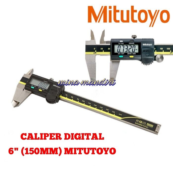 

Vernier Caliper Digital 0-150mm Mitutoyo.Sigmat Digital 6" Mitutoyo