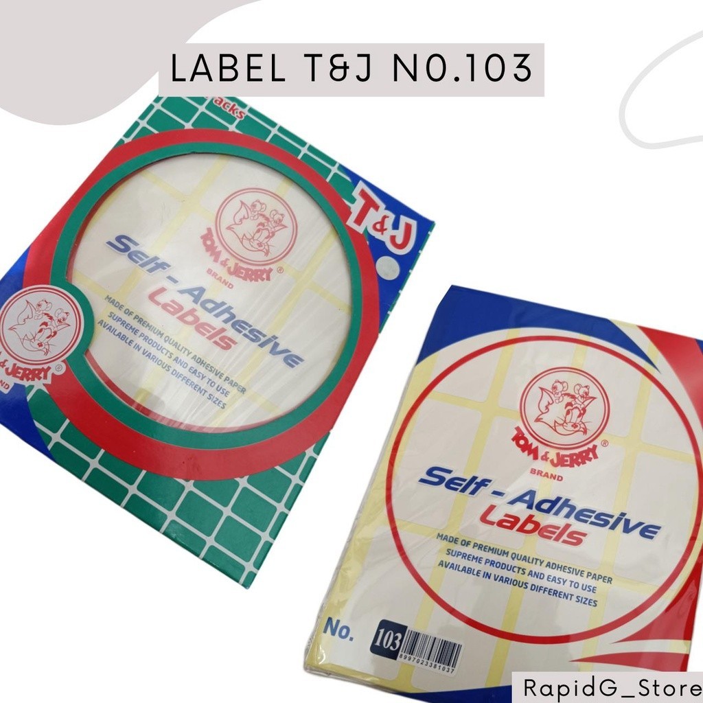 

Label Kertas No.103 Tom Jerry T&J Isi 10 Lembar - Rapid Store
