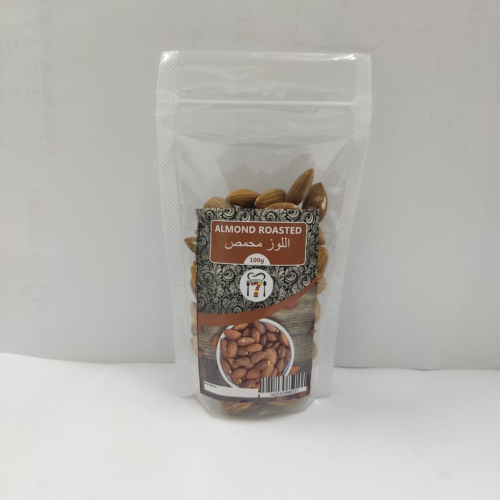 

ASBA Kacang Almond Roasted 100gr - Camilan Kacang Almond Panggang