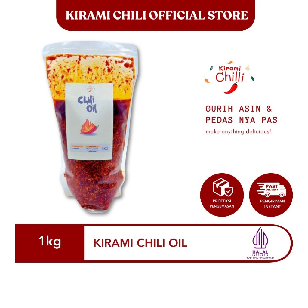 

KIRAMI-CHILI OIL MINYAK CABAI 1KG