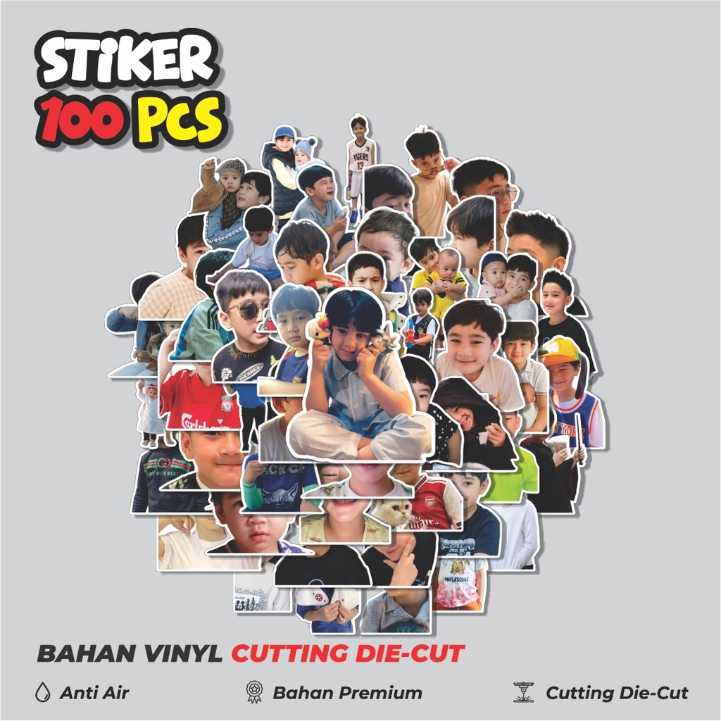 

Terbaru! 50 pcs Stiker Rafathar Malik Ahmad Dekorasi Lucu Kreatif untuk Notebook, Skateboard, HP