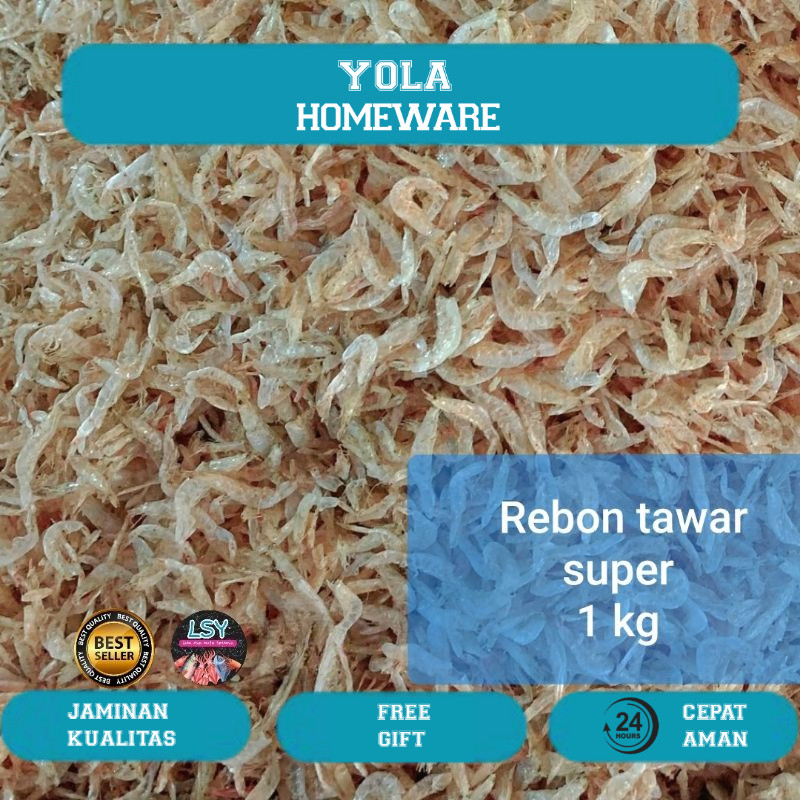 

udang rebon tawar super ( asli tawar ) 1000gram / 1 kg