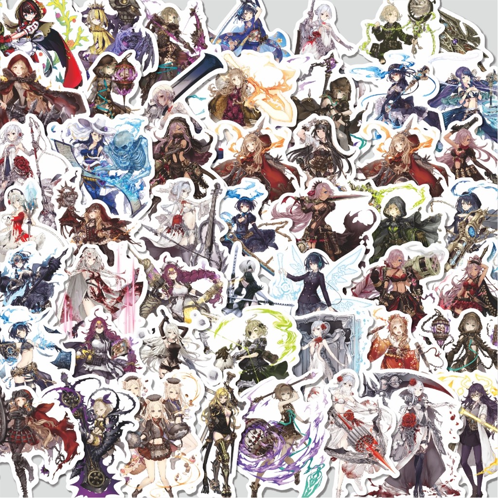 

Stiker Cutting Pack Stiker Game Sinoalice Isi 100Pcs Series Aesthetic Lucu Keren Untuk Koper Bahan Vynil