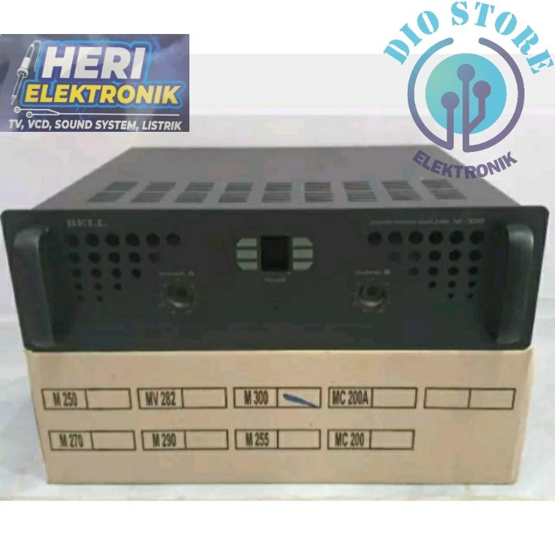 BOX POWER AMPLIFIER BELL M300