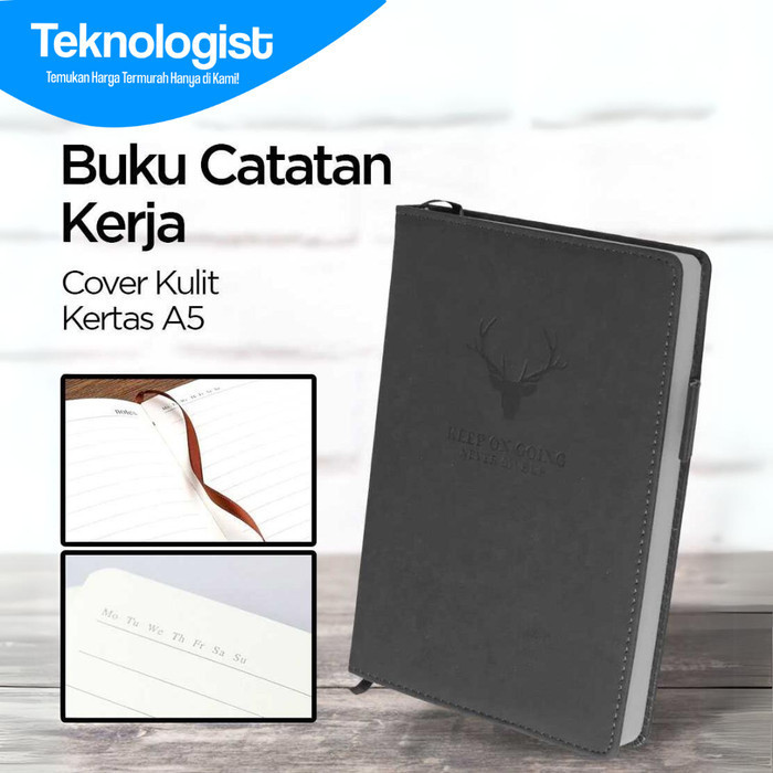 

Toddi Buku Catatan Harian Notebook Diary Cover Kulit 360 Halaman 180 Lembar A5