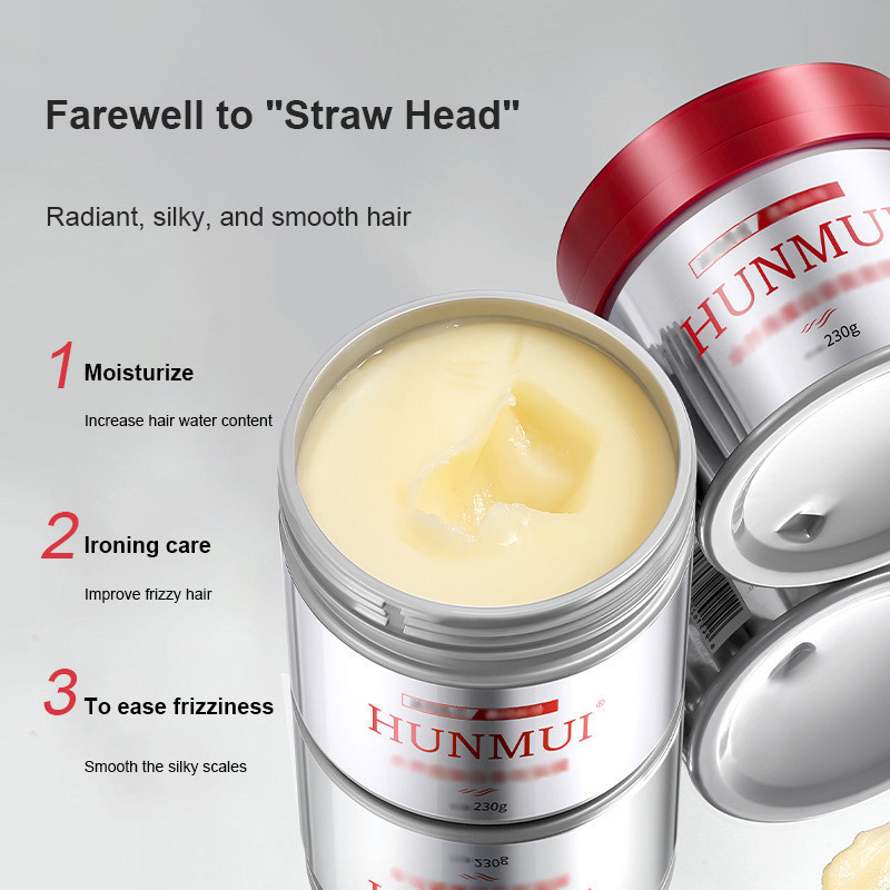 【AW】HUNMUI Fino Hair Mask 230g Masker Rambut Wangi Keratin Masker Rambut Pelembab Halus-COD