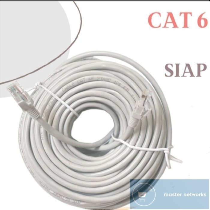 Profftech Kabel UTP RJ46 LAN Cat 6 3 Meter Siap Pakai
