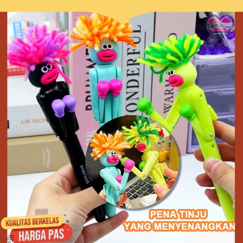 

Pena tinju lucu/pena lucu/alat tulis dekompresi/bolpoin dekompresi untuk siswa sekolah dasar/pena gel kartun lucu