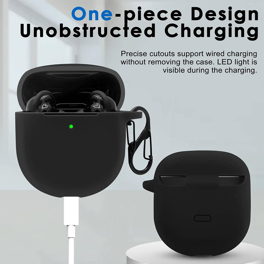 TPU Case Bose Quietcomfort Earbuds II/2 tws + Hook / Case Casing Cover Bose Silicone Bose