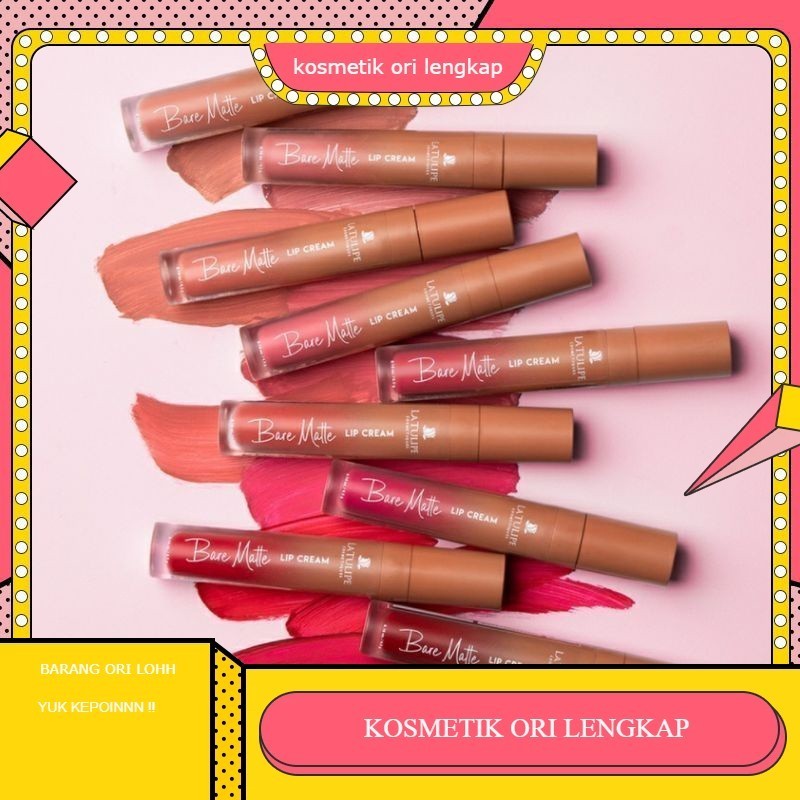 LA TULIPE BARE MATTE LIP CREAM | LIPSTIK LA TULIPE  
