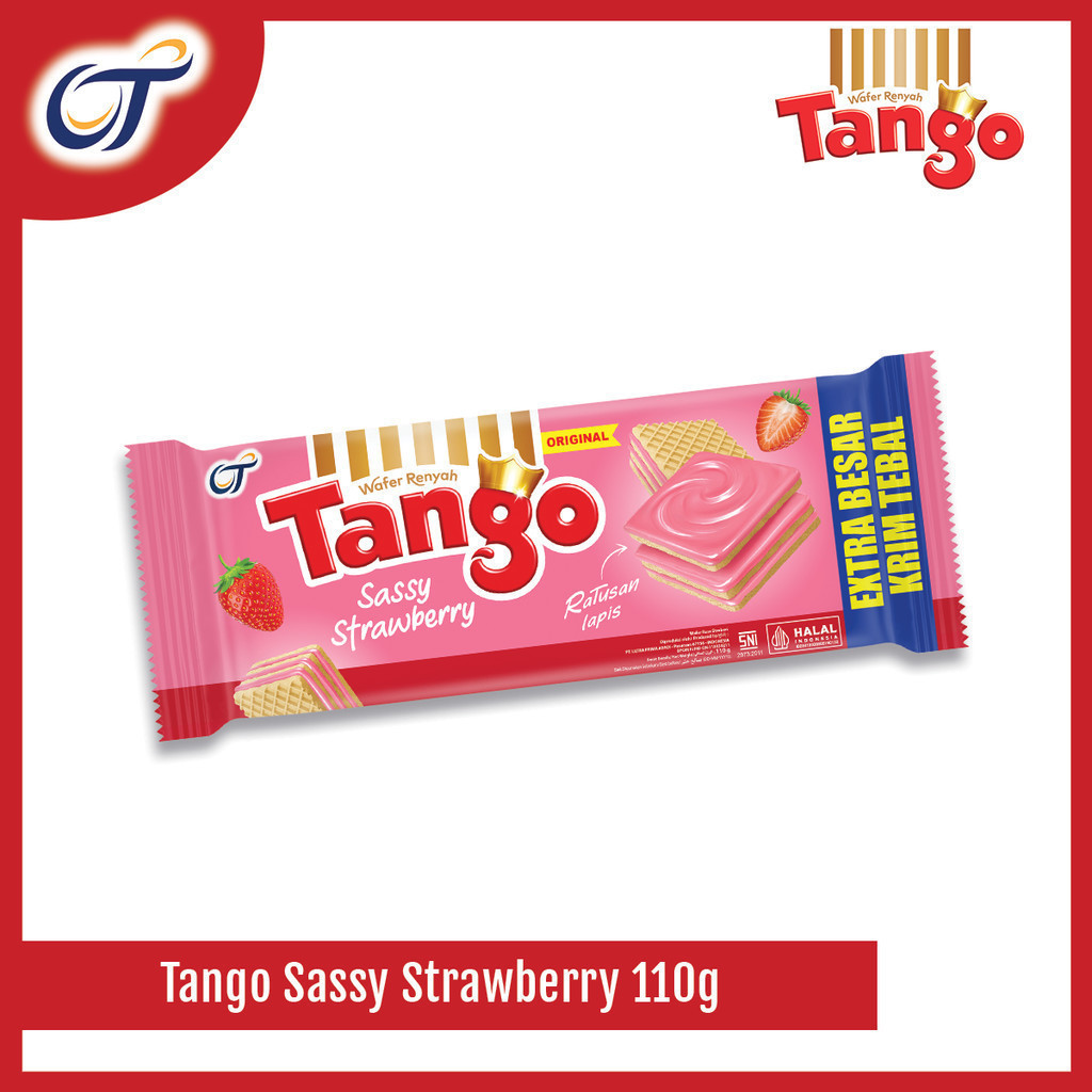 

WAFER TANGO SASSY STRAWBERRY 110GR - ISI 6PCS