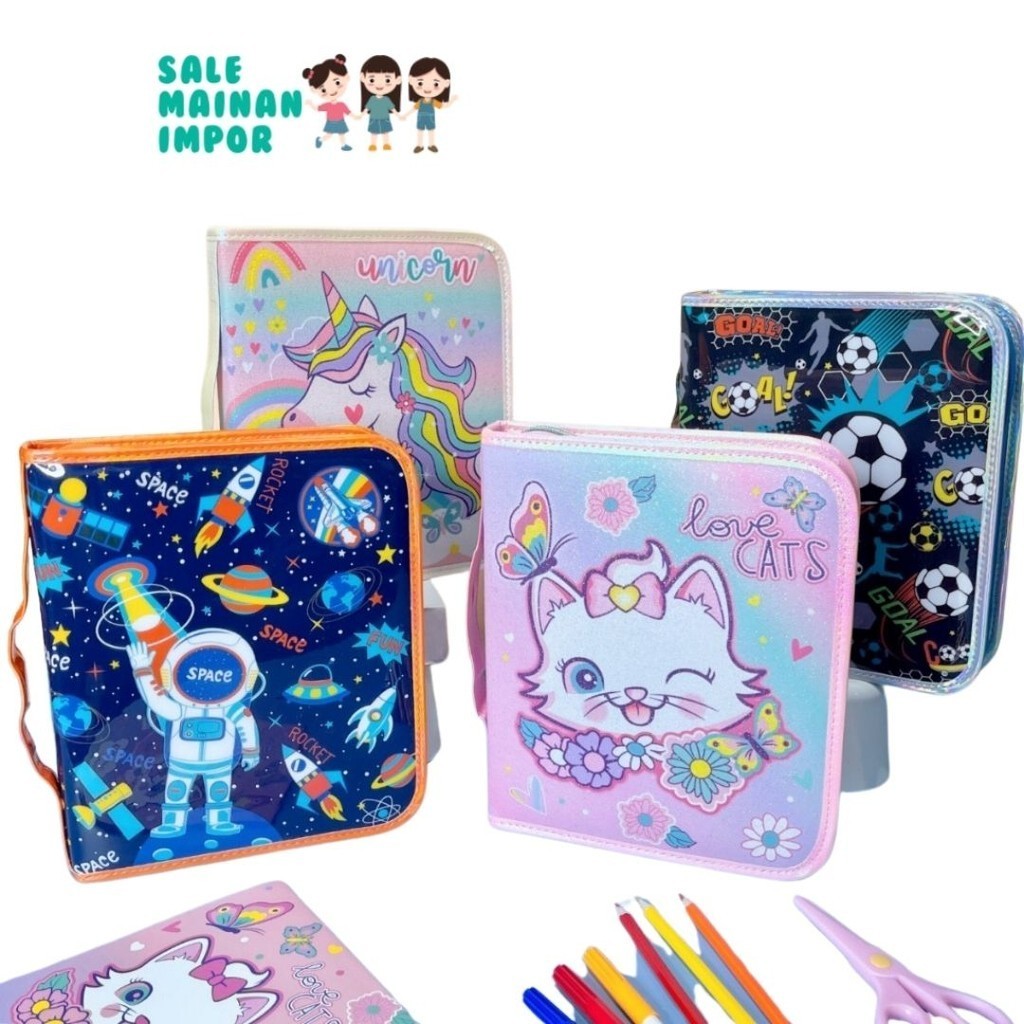 

SMI VEST Stationary Set Kotak Pensil Set Alat Gambar Tulis DIY Peralatan Sekolah
