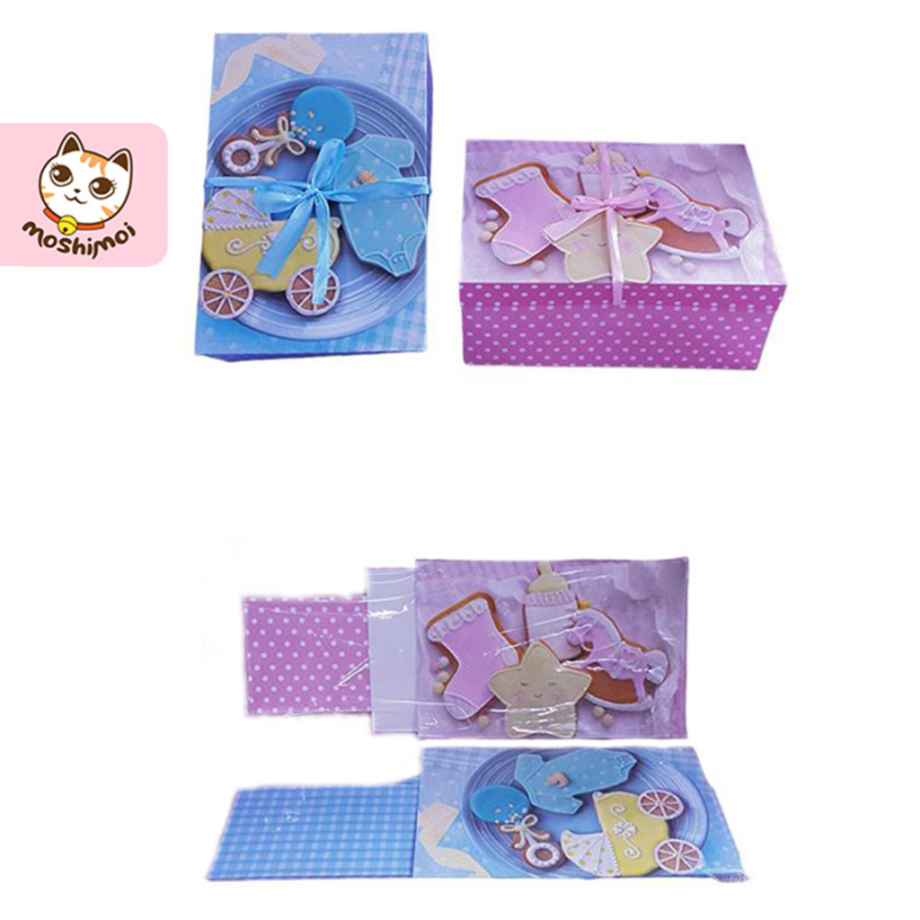 

Gift box/Hampers/Kotak Kado/Box Bingkisan Rakitan Motif Baby (B)