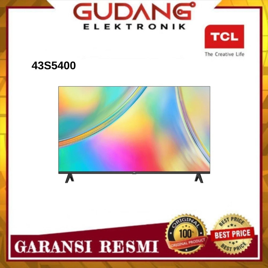 LED TV 43 INCH TCL 43S5400  GOOGLE TV TCL 43S5400