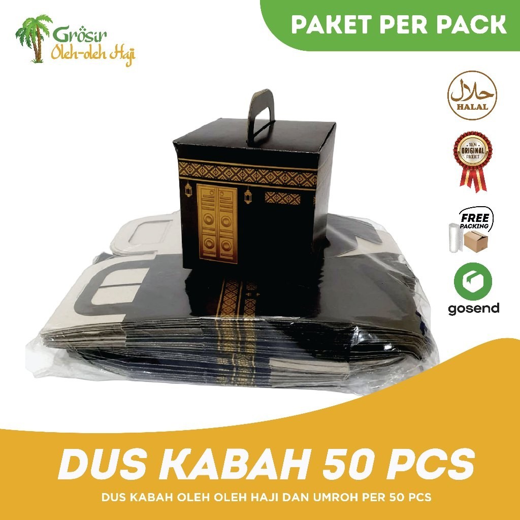 

YH65ZC box kosong kabah oleh oleh haji dan umroh paker per 50 pcs