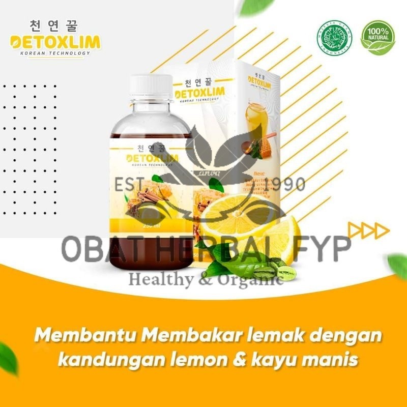 (Bisa COD) MADU DETOXLIM ORIGINAL MADU DETOSLIM ORIGINAL DIET MADU PELANGSING PENURUN BERAT BADAN LE