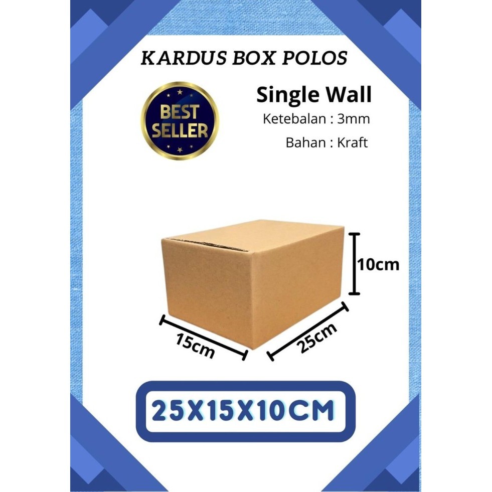 

Kardus Karton Box uk 25x15x10 cm