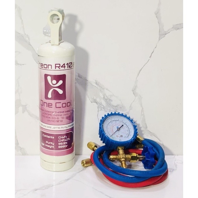 Paket Komplit isi Freon AC Rumah Freon R 410A