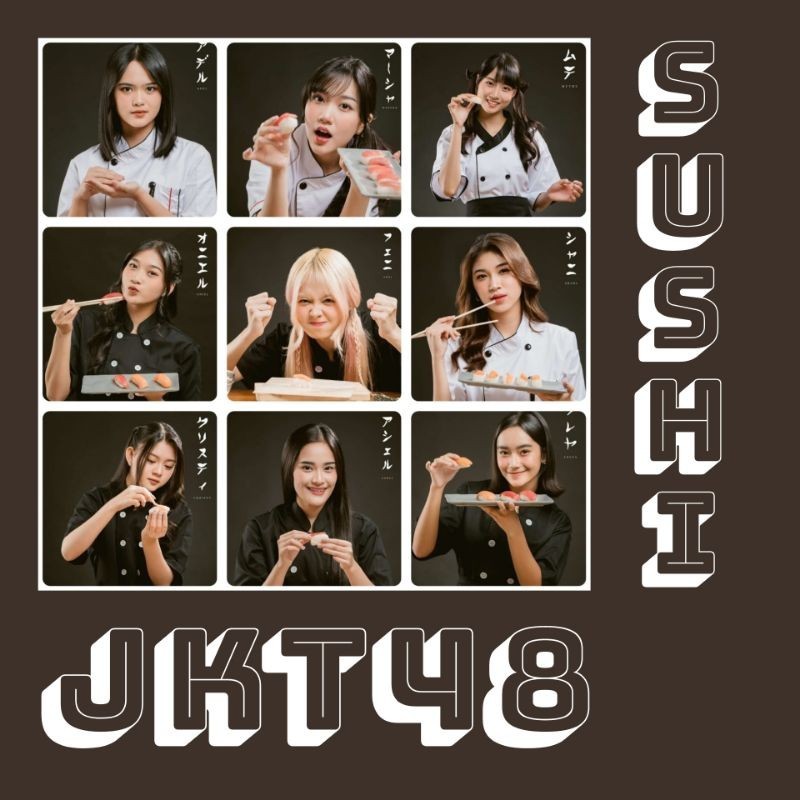 25pcs SUSHI PHOTOCARD JKT48 isi 25pcs SUSHI
