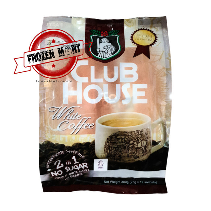 

NW CLUB HOUSE White Coffee 2 in 1 No Sugar / Kopi Instant Tanpa Gula 300G