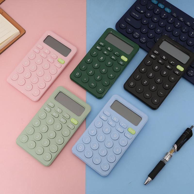 

Calculator Learning Office Calculator Accounting Mini Portable 8 Display Large-screen Calculator Fashion Candy Color