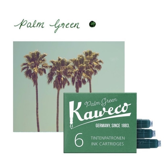 

promo ✨ -KAWECO Fountain Pen Ink Cartridge Refill/ Tinta - Palm Green