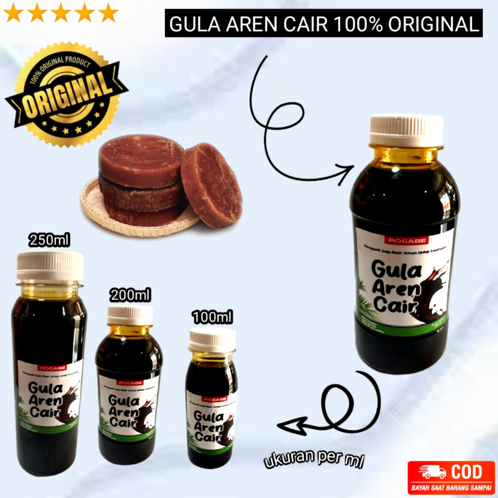 

Gula Aren Cair - Gula Aren - 100% Asli Tanpa Campuran - B K