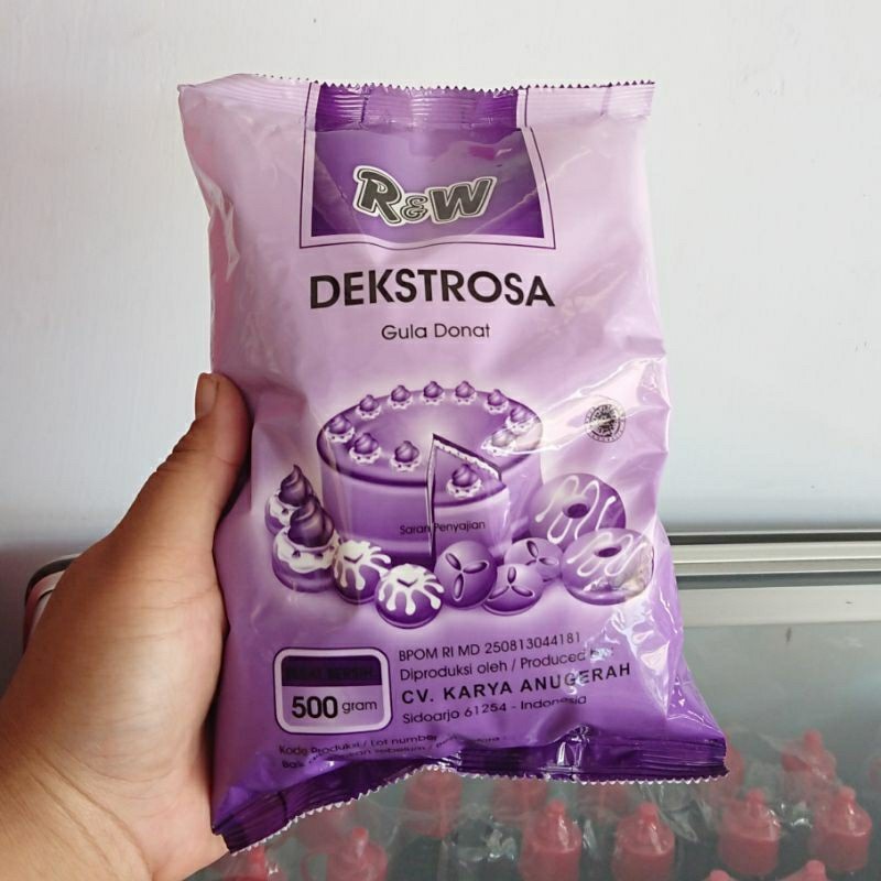 

Gula RW Gula Topping Donat Gula Halus Desktrosa 500gram