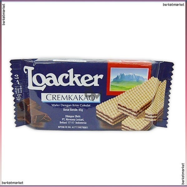 

Wafer Loacker Cream Cocoa 45 Gr