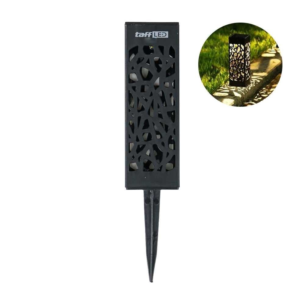 TaffLED Lampu Taman Hias Tancap Ground Plug Solar IP44 Warm White - EM311 | Lamp Kebun Outdoor Anti 