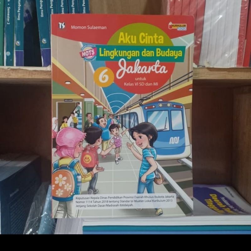 [Tiga Serangkai] ORIGINAL Buku Aku Cinta Lingkungan dan Budaya Jakarta kelas 6 Tiga Serangkai