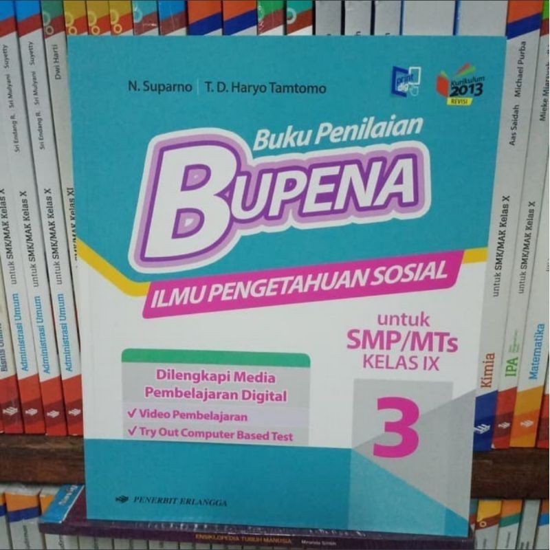 Buku SMP Bupena IPS Kelas 9 Revisi Erlangga