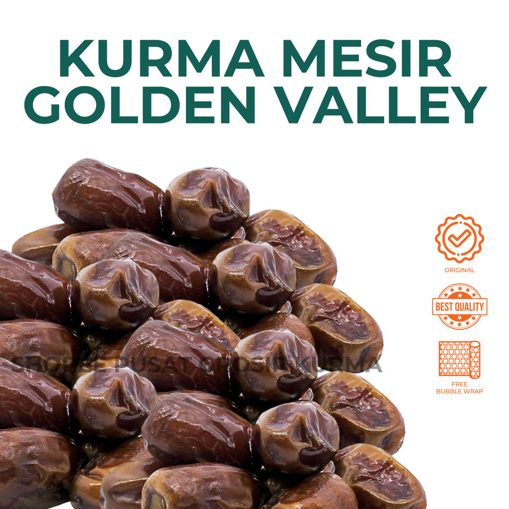 

KURMA MESIR GOLDEN VALLEY 1 KG / KURMA GOLDEN VALEY 500GR / KURMA MESIR