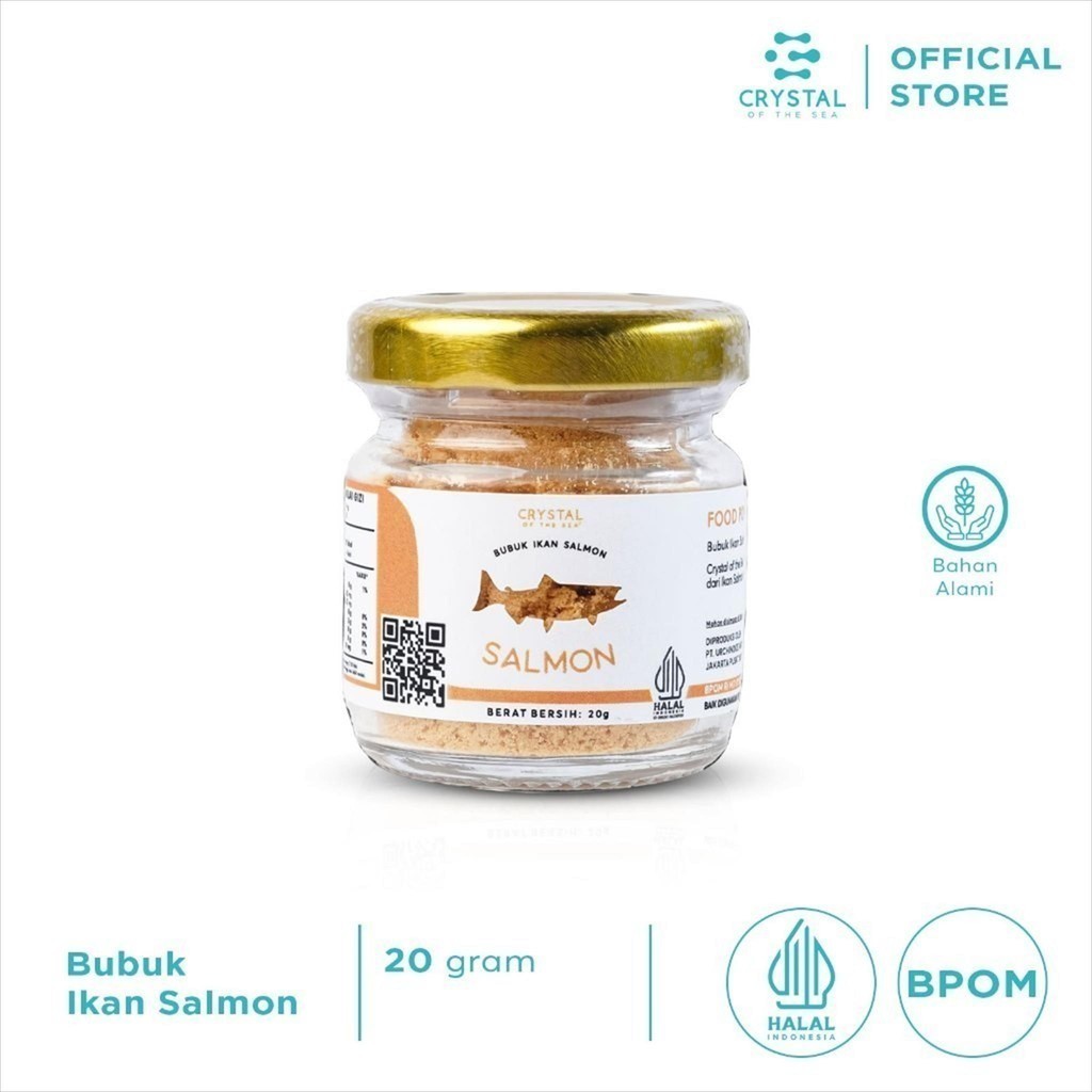

Crystal Of The Sea - Salmon Powder ( Bubuk Kaldu Ikan Salmon ) 20g