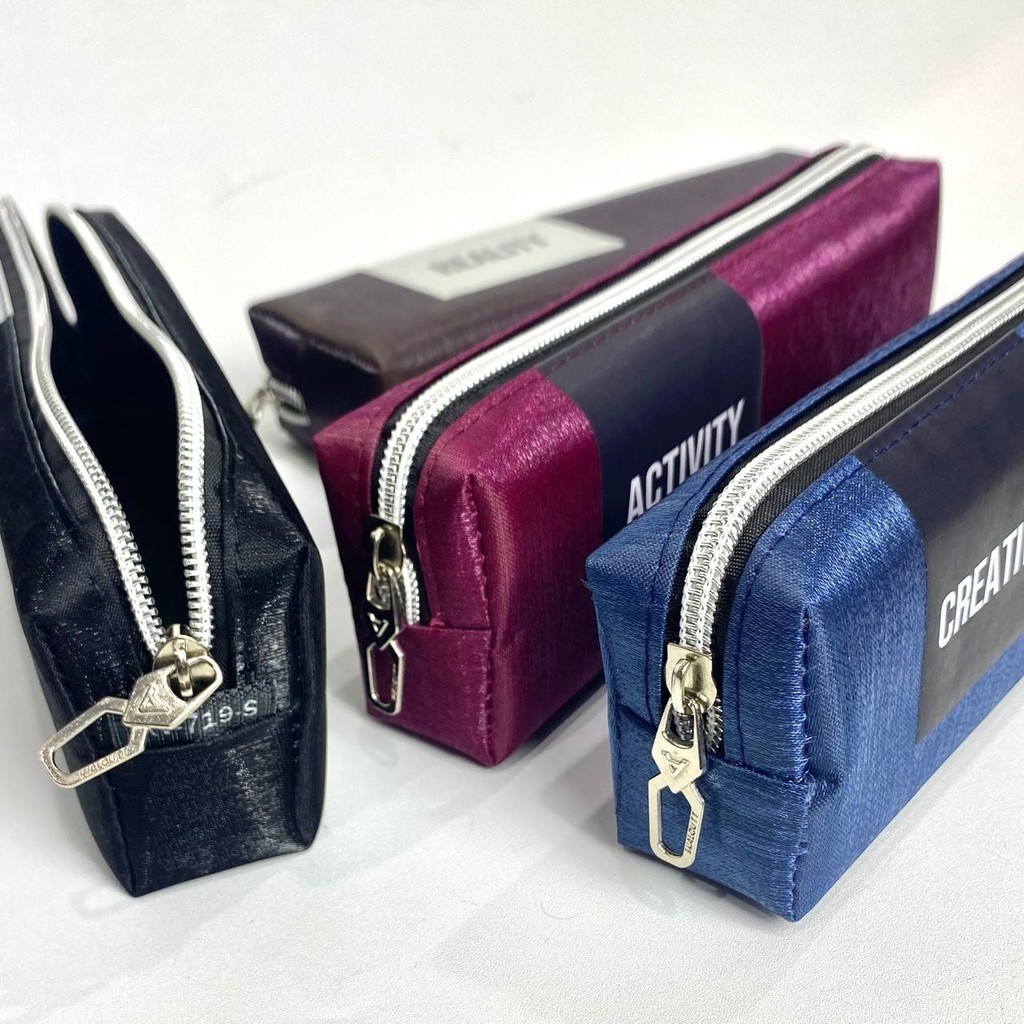 

HD Tepak Pensil Tempat Pensil Zipper / Kotak Pensil Resleting