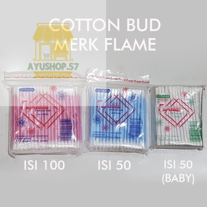 

COTTON BUD MERK FLAME - ISI 50 BABY - AYUSHOP57