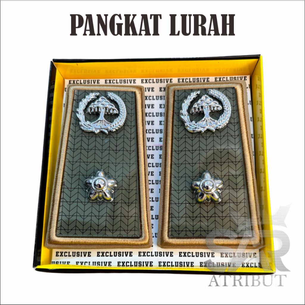 PANGKAT KEPALA DESA - PANGKAT KADES - PANGKAT LURAH - PDH LURAH BAHAN LOGAM DAN MIKA BORDIR BERKUALI