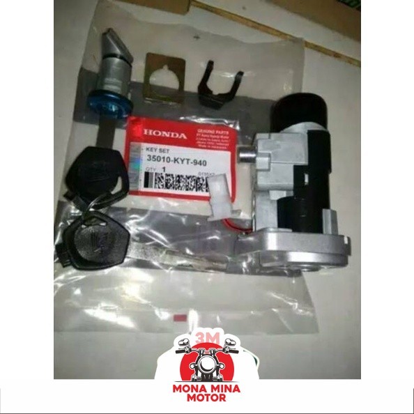 Kunci kontak scoopy karbu-vario techno 110 karbu kunci kontak plus kunci jok Kualitas Original