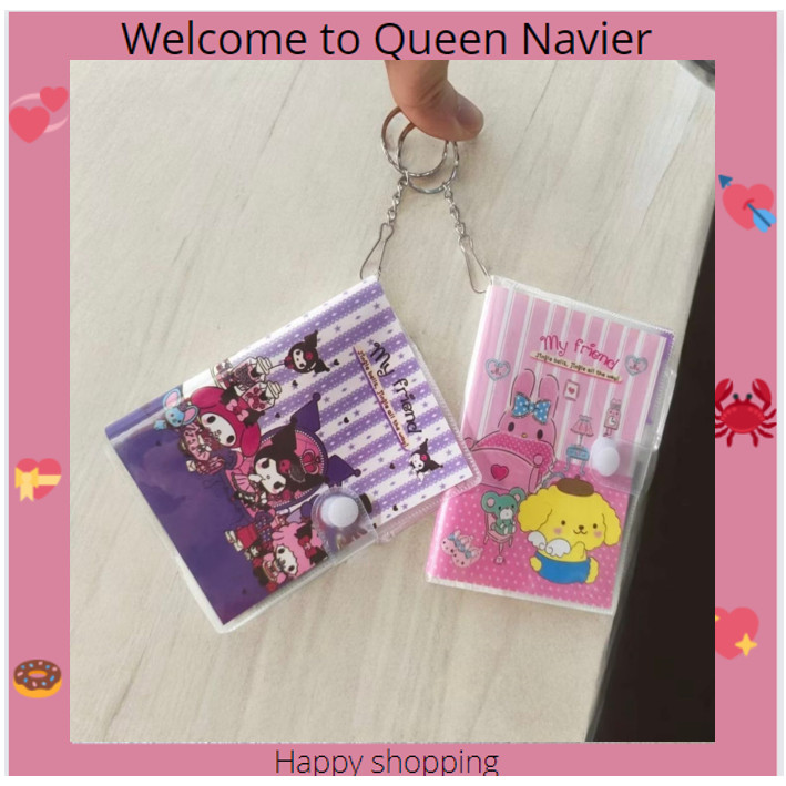 

QN - Set Buku notebook Pulpen - Gantungan diary sanrio lucu