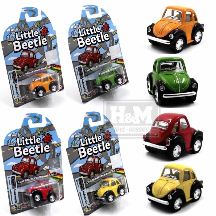 Kinsfun Little Beetle Black Fender - Kinsmart