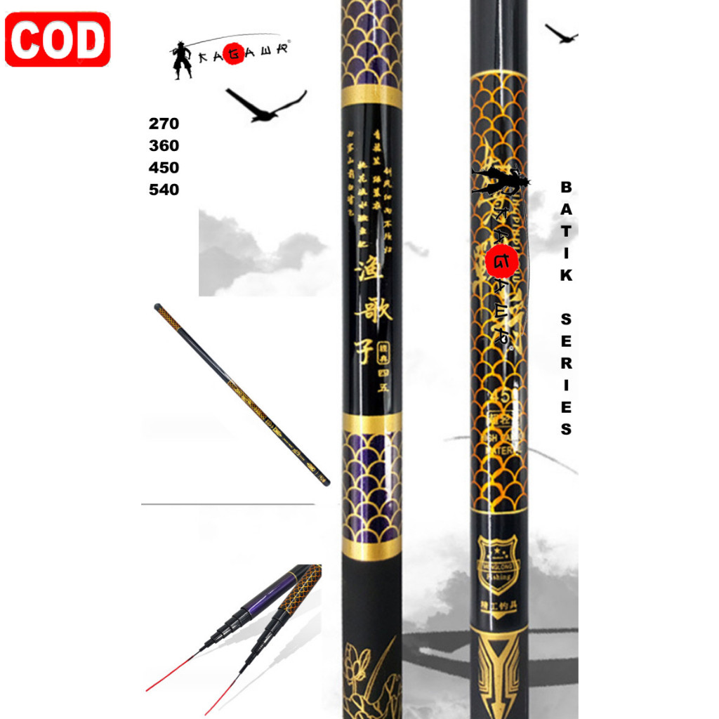 Joran Tegek Kagawa Batik 540 Carbon Medium hard